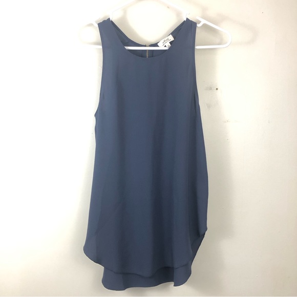 Wilfred Sèvres Blouse Sleeveless Top Navy Blue Size XS - Picture 1 of 7
